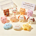 playbuddypro.shop Cute Squishy Fidget Toys, Stress Relief Squeeze Toys for Kids & Adults, Soft Slow Rising Sensory Toys, Birthday Party Favor Gifts